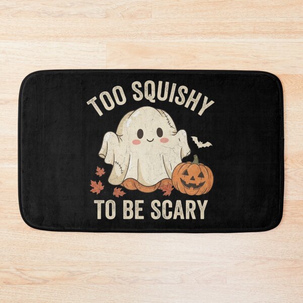 Item preview, Too Squishy To Be Scary Ghost - Cute Halloween T-Shirt designed and sold by MS Pod Studio.