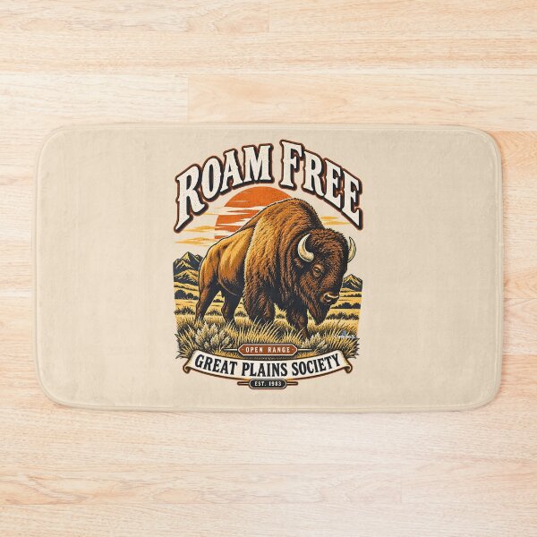 Item preview, Roam Free Vintage American Bison designed and sold by EvergreenPark - Tee Studio.