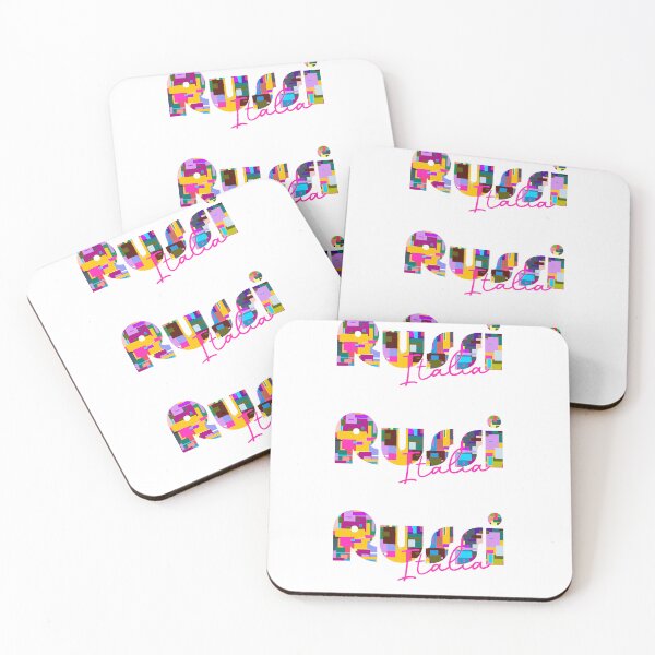 Item preview, Russi, Italy, Italia, colorful typography design for travellers designed and sold by Wanderful-roads.