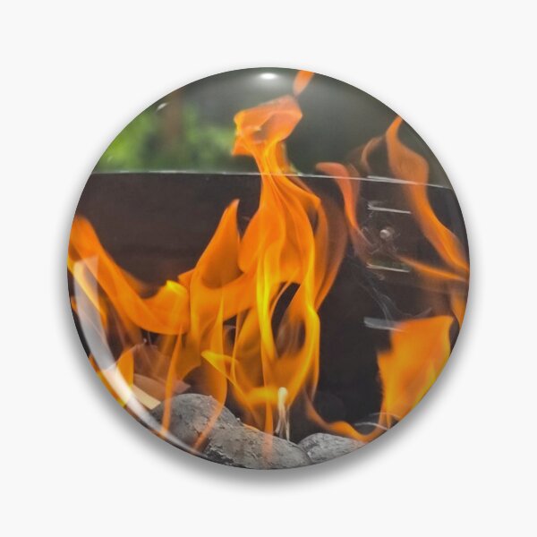 Item preview, Flames on a charcoal bbq designed and sold by BrizzlePix.