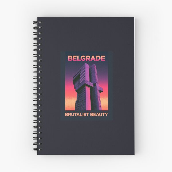 Item preview, Belgrade Genex Tower - Brutalist Beauty Synthwave designed and sold by PiotroInk.