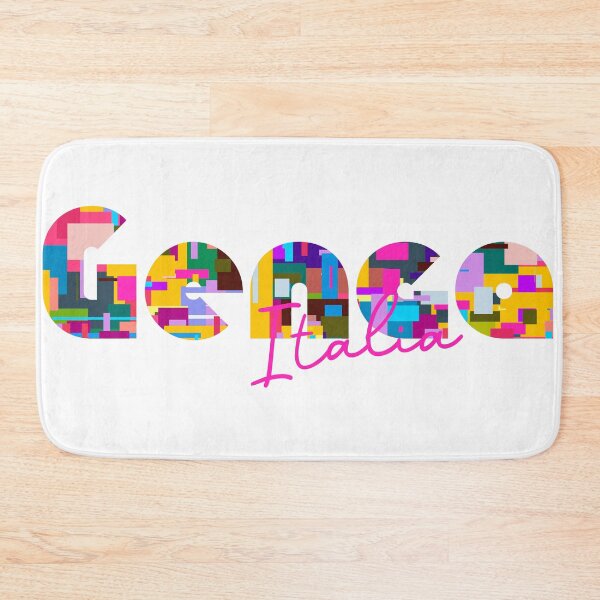 Item preview, Genga, Sassoferrato, Italy, Italia, colorful typography design for travellers designed and sold by Wanderful-roads.