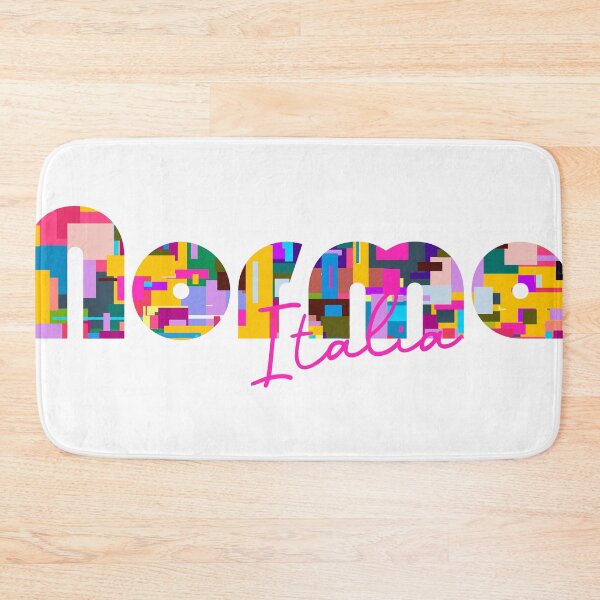 Item preview, Norma, Sezze, Italy, Italia, colorful typography design for travellers designed and sold by Wanderful-roads.