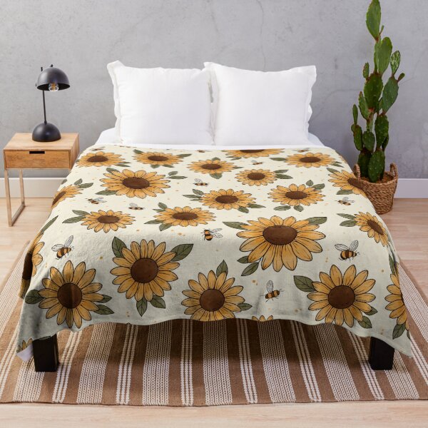Item preview, Sunflowers and Bees designed and sold by ArtfulAdv.