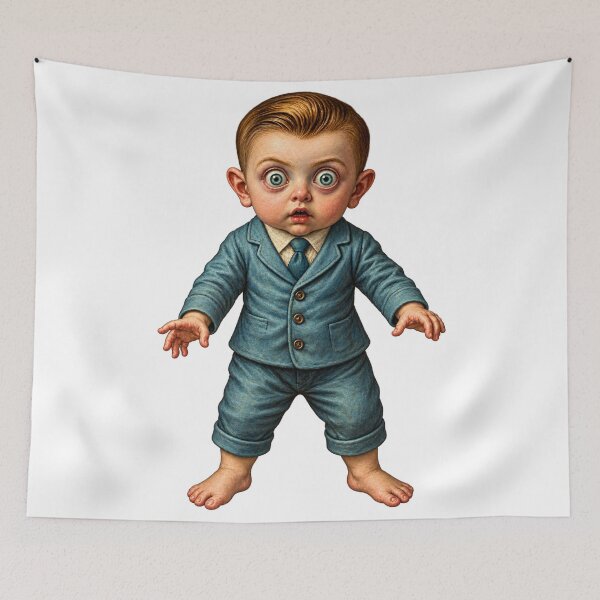 Item preview, The Little Gentleman | Creepy Vintage Baby designed and sold by Whatever Works.