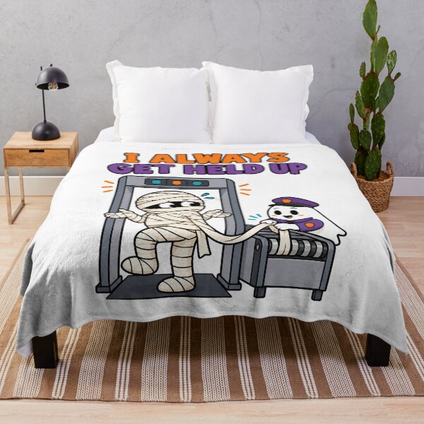 Item preview, I Always Get Held Up Funny Mummy Airport Halloween Design. designed and sold by The-T-In-Retro.