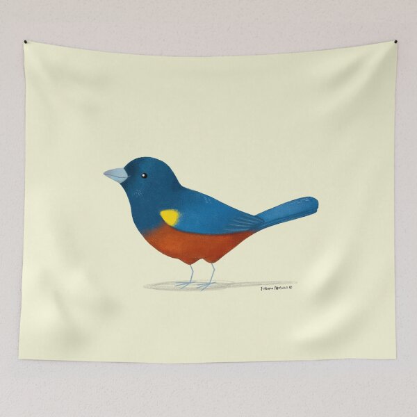 Item preview, Chestnut Bellied Euphonia Bird designed and sold by julianamotzko.