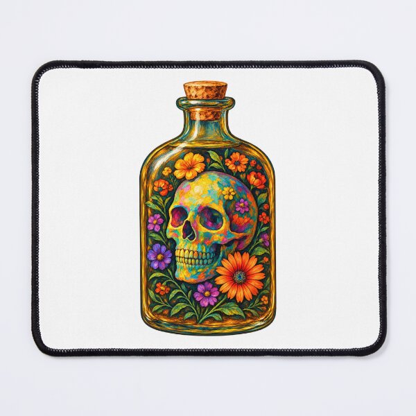 Item preview, The Floral Skull | Vintage Apothecary Art designed and sold by Whatever Works.