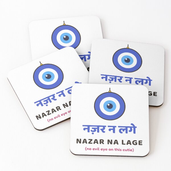 Artikelvorschau, Nazar Na Lage (नज़र न लगे) Blue Evil Eye Charm für Baby entworfen und verkauft von Diya & Dot.