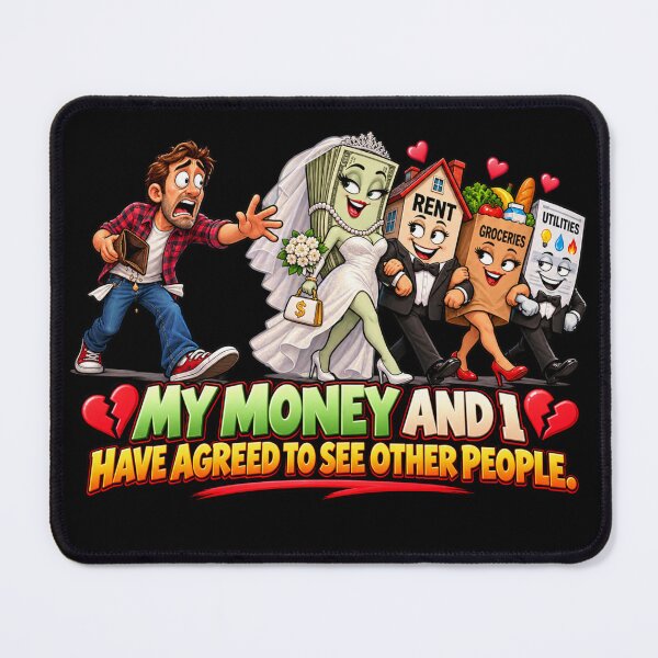 Item preview, MY MONEY AND I HAVE AGREED TO SEE OTHER PEOPLE. designed and sold by signshirtz.