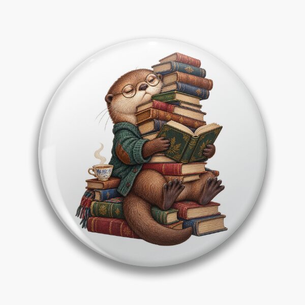 Item preview, One More Chapter Otter designed and sold by Wonderwoven Studio.