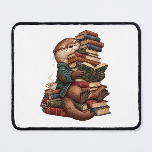 Item preview, One More Chapter Otter designed and sold by Wonderwoven Studio.