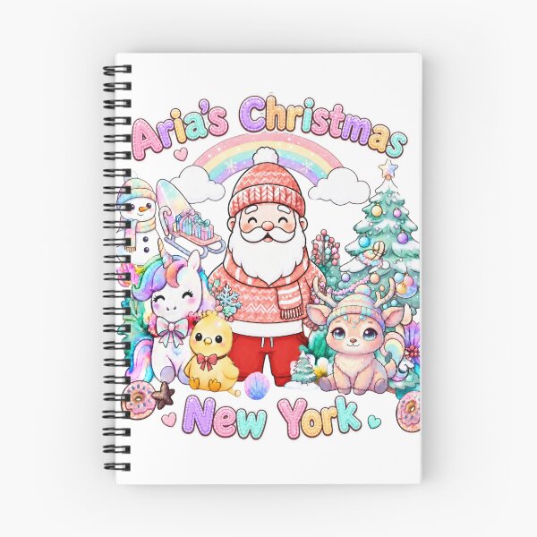 Item preview, Kawaii Christmas Santa New York Cute Holidays designed and sold by TheChalkyFox.