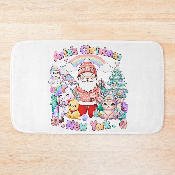 Aperçu de l'œuvre Kawaii Christmas Santa New York Cute Holidays créée et vendue par TheChalkyFox.