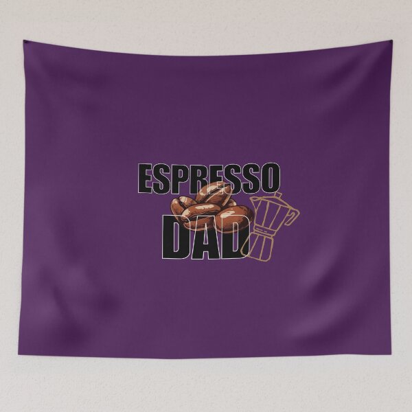Item preview, Espresso Dad Funny Retro Coffee Shirt designed and sold by Soft Strength Studio.