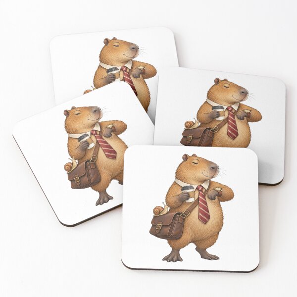 Item preview, Running Late at Capybara Speed designed and sold by Wonderwoven Studio.