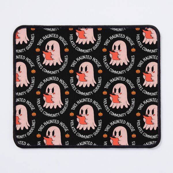 Item preview, This Haunted House Violates Community Guidelines | Cute Funny Ghost Halloween designed and sold by kuwagatamushi.