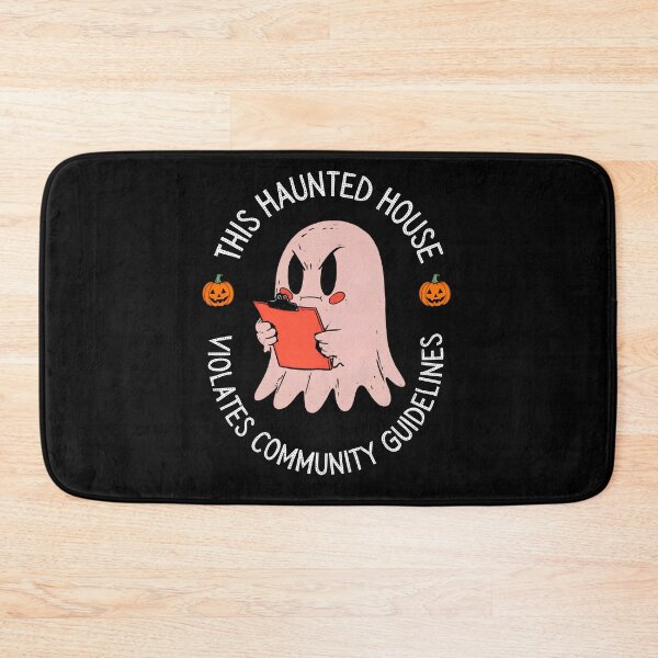 Item preview, This Haunted House Violates Community Guidelines | Cute Funny Ghost Halloween designed and sold by kuwagatamushi.