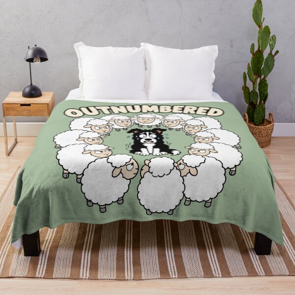Item preview, Outnumbered - Overwhelmed Border Collie designed and sold by Regal Rev.