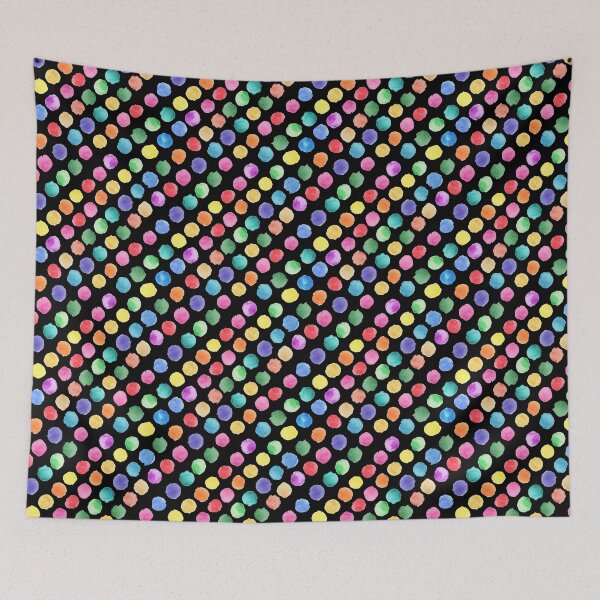 Item preview, watercolor polka dots pattern designed and sold by cutecrazytshirt.
