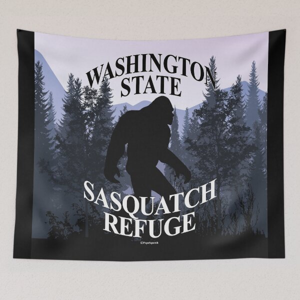 Item preview, WASHINGTON STATE SASQUATCH REFUGE designed and sold by PapaSquatch.