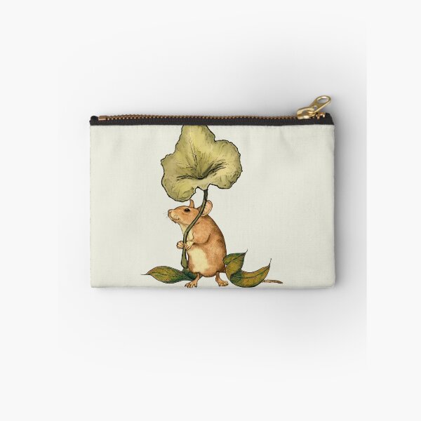 Item preview, Country Mouse Toting Leaf Illustration designed and sold by JoyfulWhimsy.