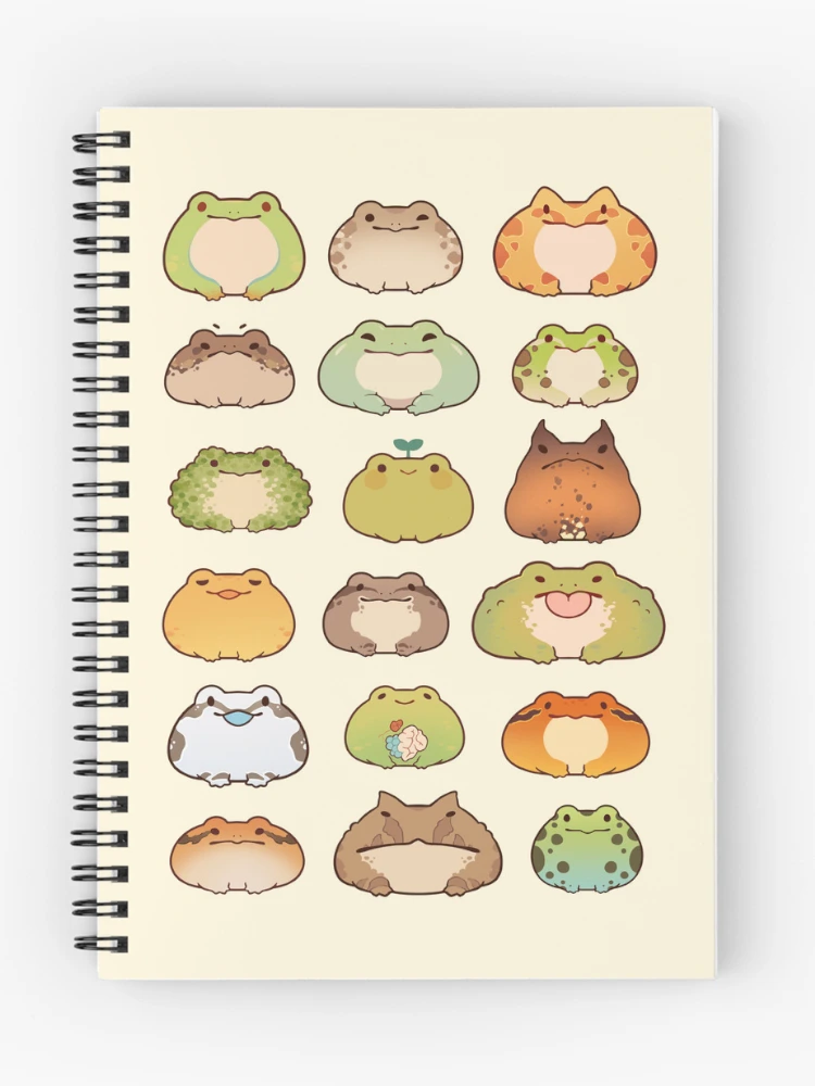 Thumbnail 1 of 3, Journal, frogs designed and sold by Rihnlin.