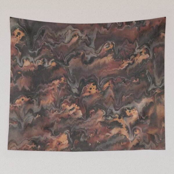 Item preview, Antique Marbled Paper Earthy Copper Tones designed and sold by footnotes-club.