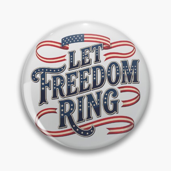 Item preview, Let Freedom Ring Patriotic USA Americana designed and sold by JumpJammiesTees.