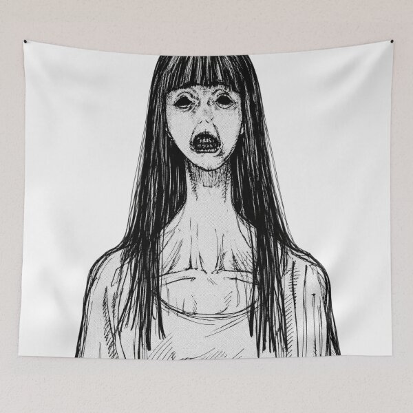 Item preview, Anime Horror Monster Manga Style Pen Art designed and sold by chookiebookie.