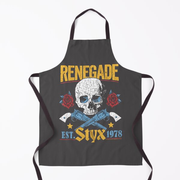 Artikelvorschau, Styx Renegade Retro-Schädeldesign mit Vintage-Rock-Vibes entworfen und verkauft von MarsaOo.