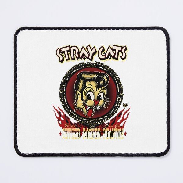 Item preview, Stray Cats Inspired Rockabilly Band Vintage Music Design designed and sold by cre8tiveshop.