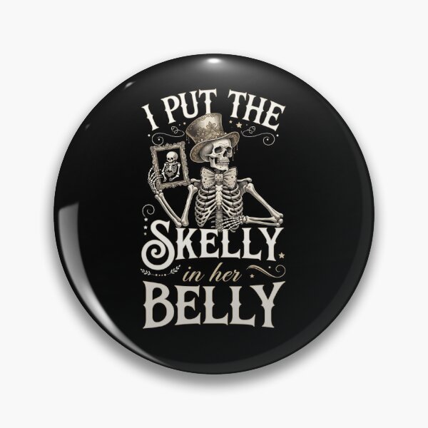 Item preview, i put the skeleton in her belly halloween cute skeleton couple design designed and sold by DariaOltes.