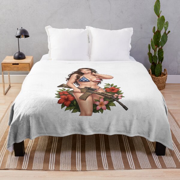 Item preview, American Gun Girl by RAWLIFEGRAPHIC designed and sold by RAWLIFEGRAPHIC.
