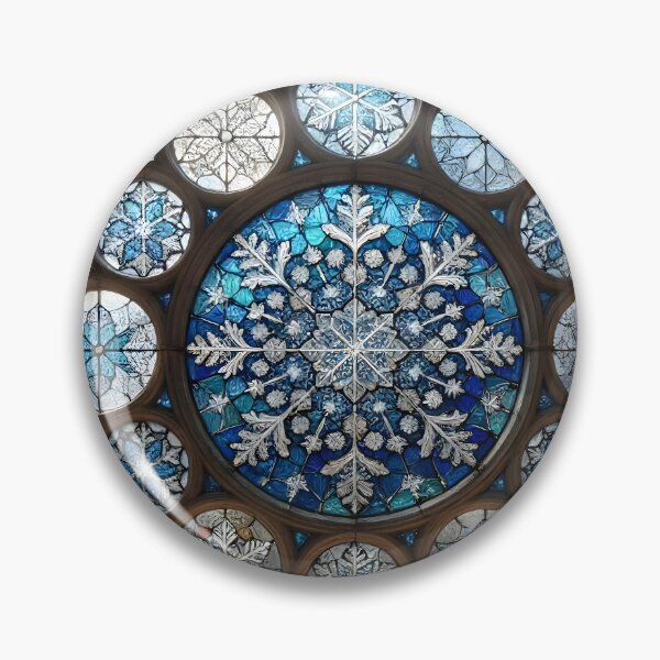 Item preview, Cathedral Snowflake Rose Window designed and sold by Sybille-Yates.