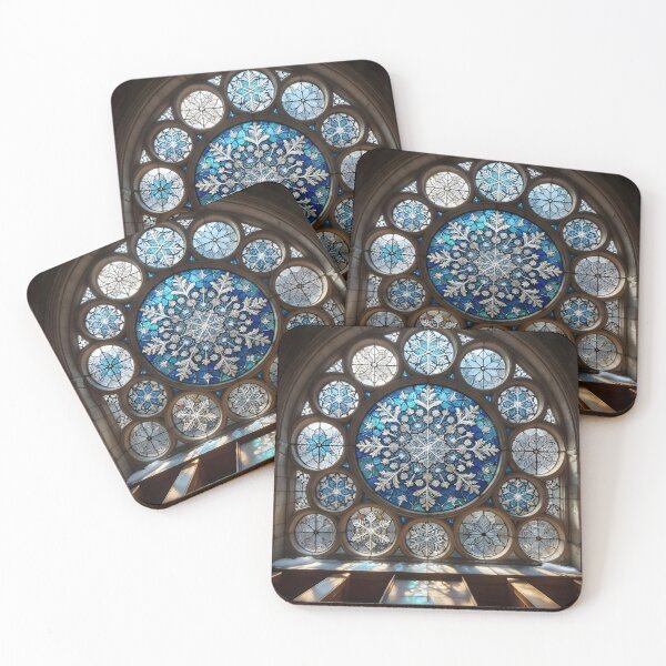 Item preview, Cathedral Snowflake Rose Window designed and sold by Sybille-Yates.