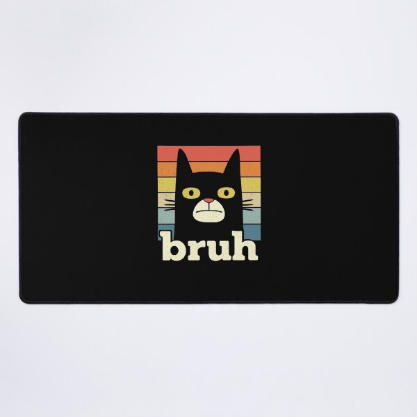 Item preview, Bruh Funny Grumpy Cat Retro Meme designed and sold by MysticMirth.