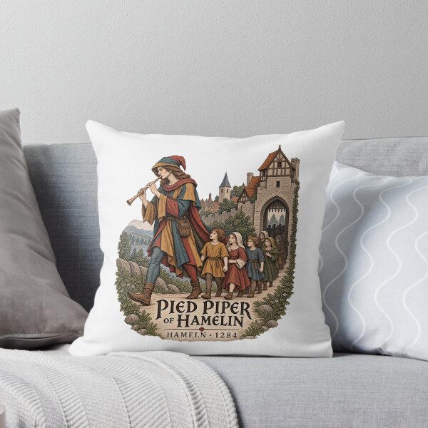 Item preview, Pied Piper of Hamelin – Hameln 1284 Folklore Legend designed and sold by Larkfound Studio.