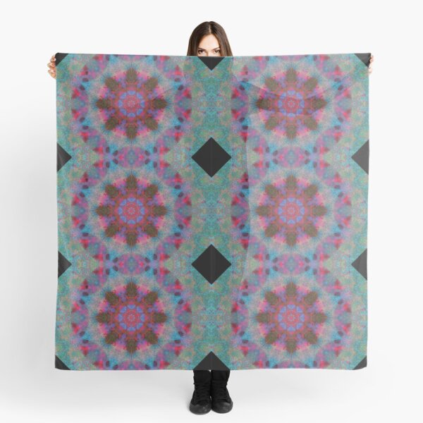 Barnie Paw Print Kaleidescope 2 Scarf