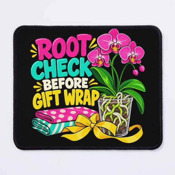 Item preview, Root Check Before Gift Wrap Phalaenopsis Holiday Design designed and sold by DreamLayerStudio.