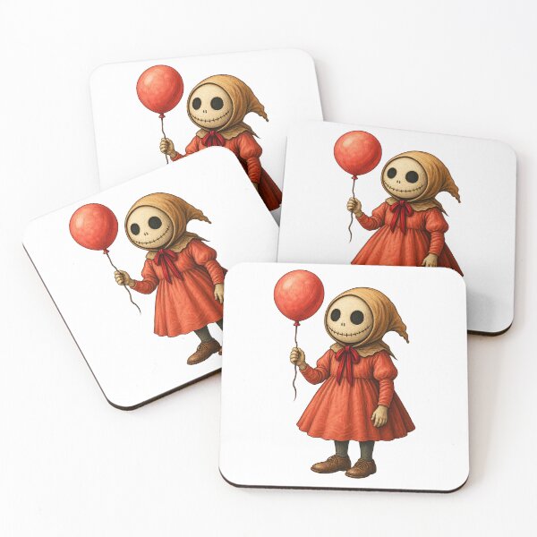 Item preview, The Balloon Girl | Gothic Halloween Character designed and sold by Whatever Works.
