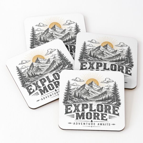 Item preview, Vintage Mountain Adventure Explore More Art designed and sold by VinZzep.
