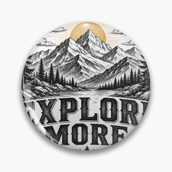 Item preview, Vintage Mountain Adventure Explore More Art designed and sold by VinZzep.