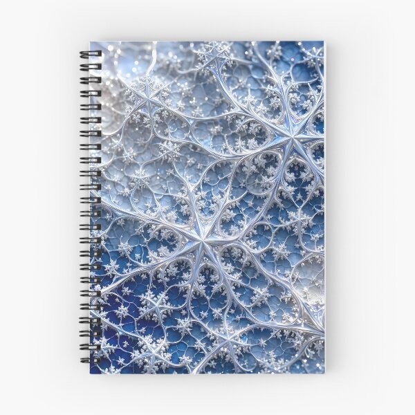 Item preview, Frosty Fractal Snowflakes designed and sold by Sybille-Yates.