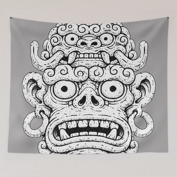 Item preview, Ancient Demon Mask designed and sold by folskullyz.