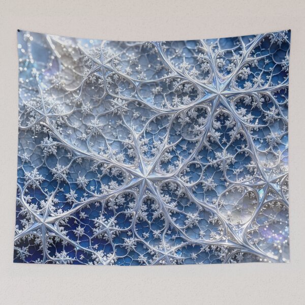 Item preview, Frosty Fractal Snowflakes designed and sold by Sybille-Yates.