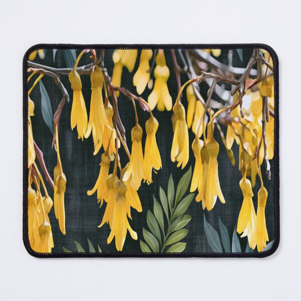 Item preview, Golden Kōwhai Aotearoa Botanical Pattern designed and sold by haleymaree.