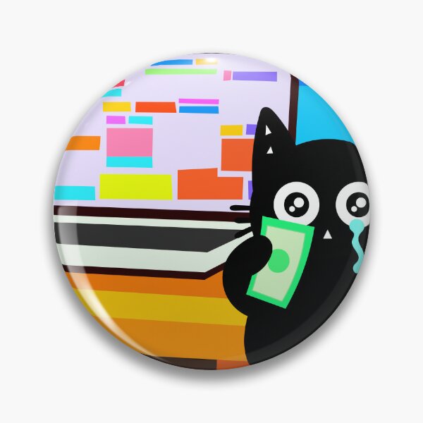 Item preview, Broke Cat Studying Finance - Little cat. designed and sold by DibujandoPorfa.