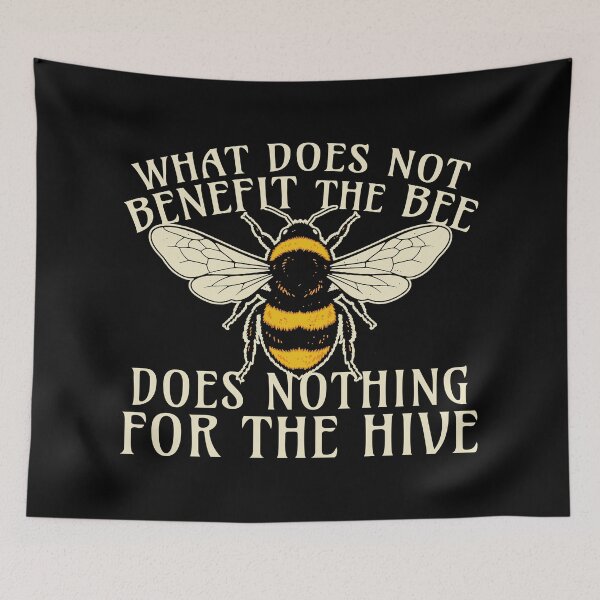 Item preview, what does not benefit the bee does nothing for the hive (leftist) designed and sold by remerasnerdas.