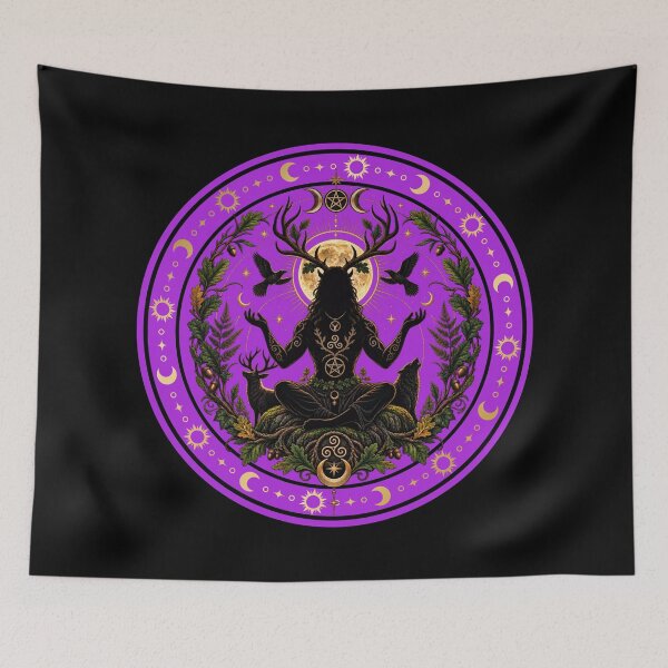 Item preview, Cernunnos Horned God Antlers Spirit of the Wild designed and sold by Witch Joseph.